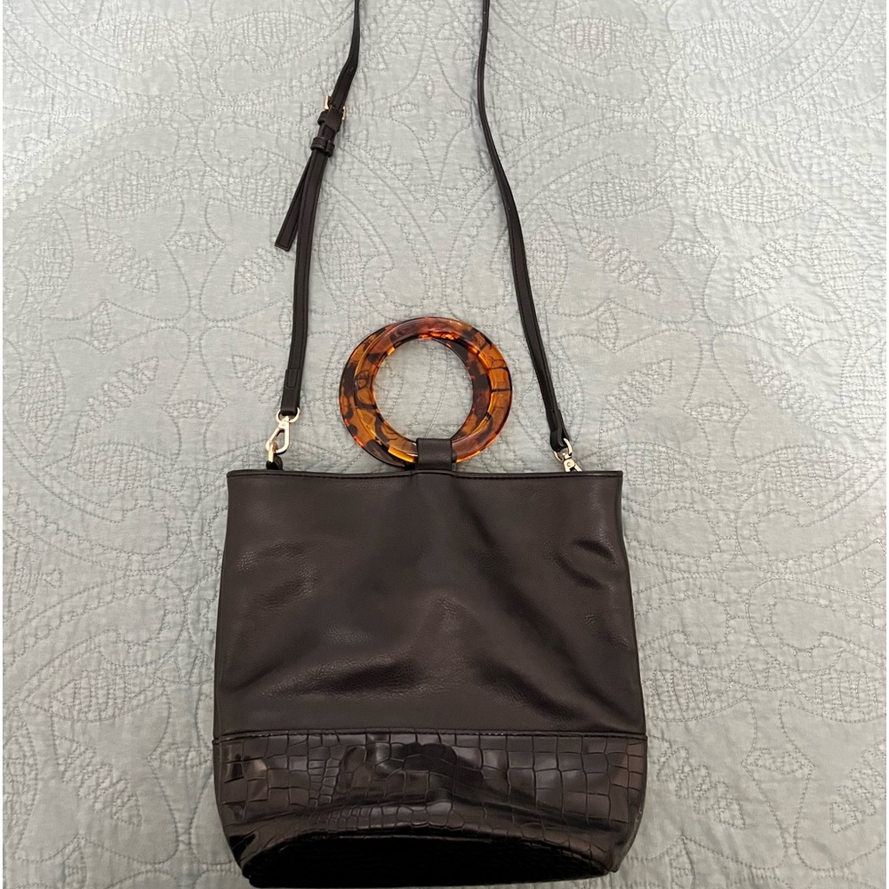 Free People for Urban outfitters black bucket bag